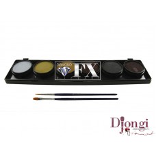 Diamond FX Beast Палитра Боя за тяло и лице, 6 x 10 gr, FSM6B
