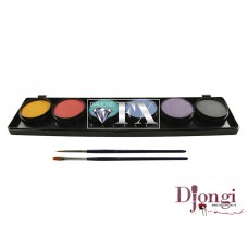 Diamond FX Pastel Палитра Боя за тяло и лице, 6 x 10 gr, FSM6P
