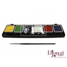 Diamond FX Essential Basic Палитра Боя за тяло и лице, 6 x 10 gr, FSM6RS