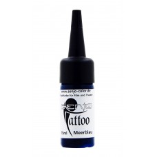 Senjo FX INK Tattoo Ink Алкохолна боя за татуировка, 15 ml Ocean Blue / Океанско синьо, TSL011-OB
